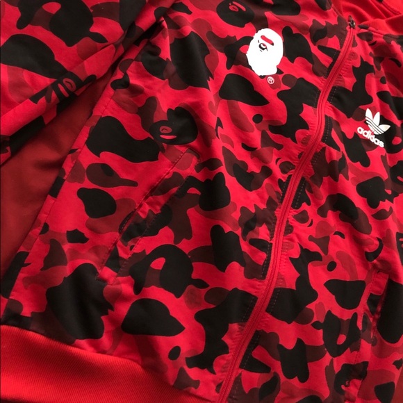 bape tracksuit adidas
